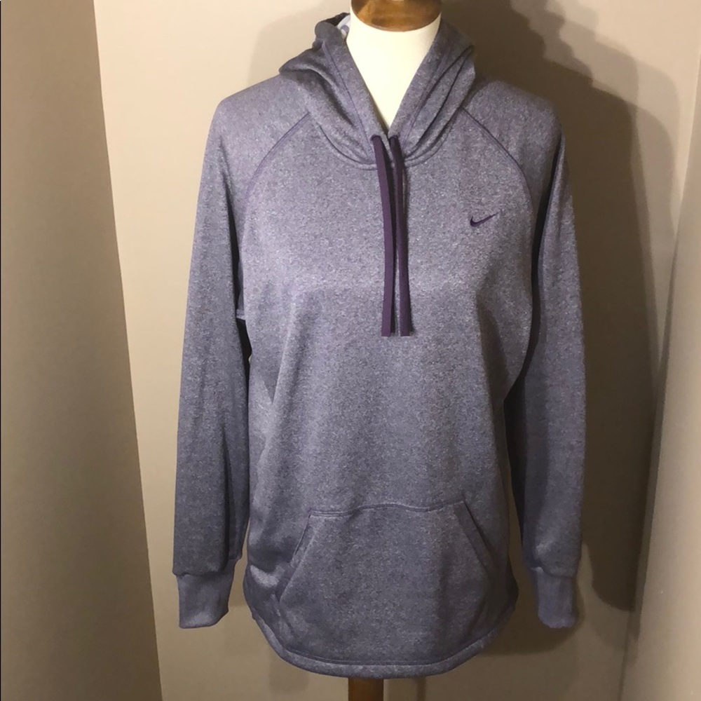 ✨EUC✨Nike Purple Pullover Fleece Hoodie